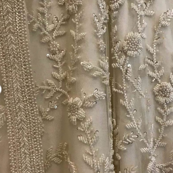 Extravagant Ivory Pearl Lehenga 🤍 - Picture 8 of 11